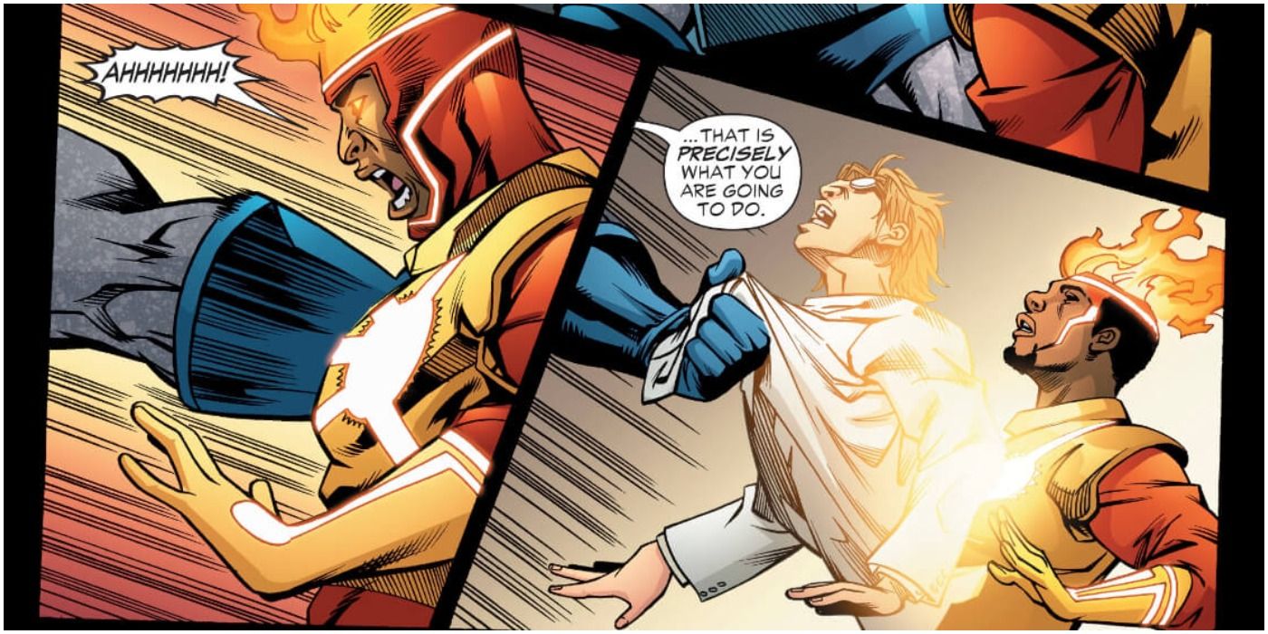 panels from Firestorm: The Nuclear Man #35