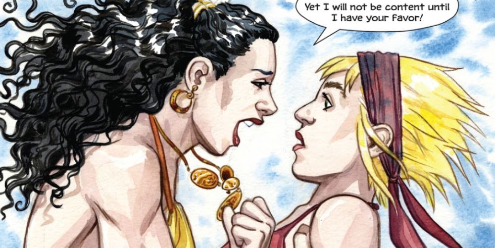 Diana of Themyscira pines for Alethea's affection