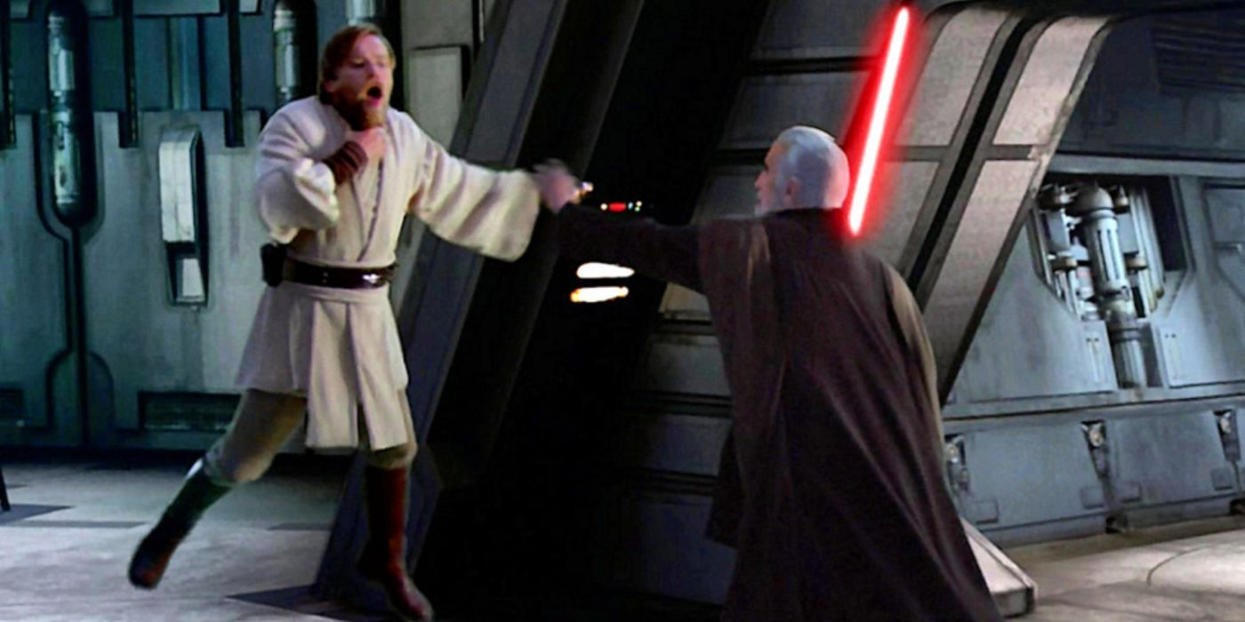 Dooku Force Chokes Obi-Wan