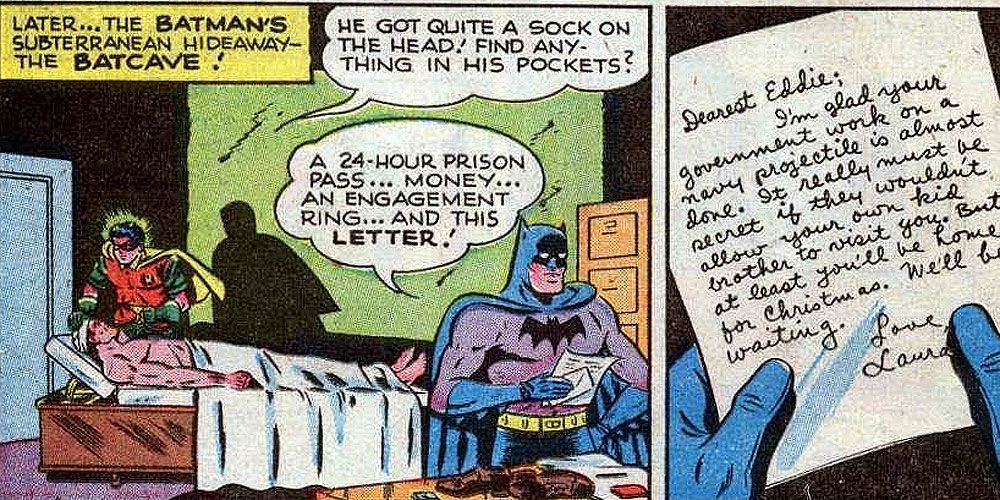 Ed-Powers taken to Batcave in Batman #45