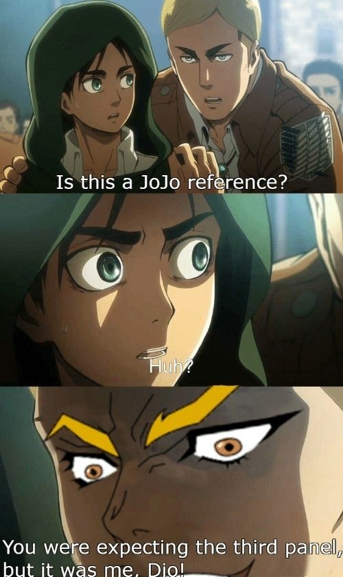 Attack On Titan Dio Meme