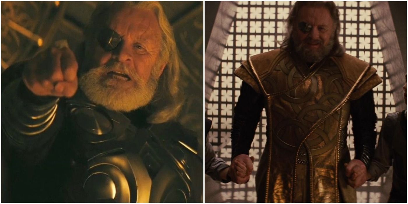 Odin from the Thor series in the MCU.