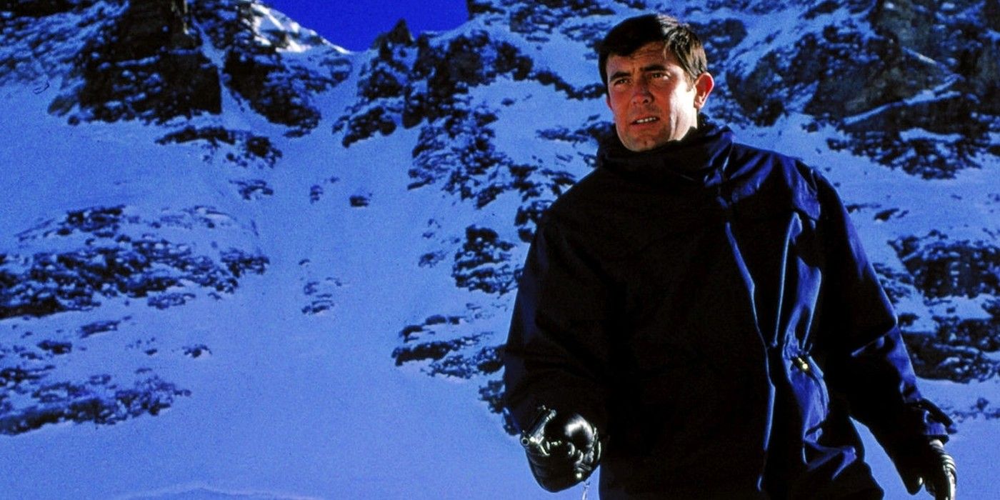 James Bond on a mountain