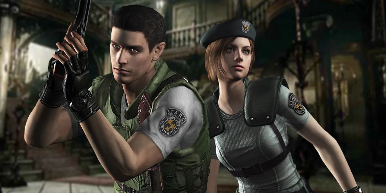 Chris Redfield and Jill Valentine from the original Resident Evil game