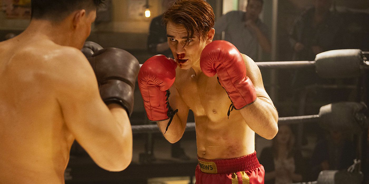 Archie boxing in Riverdale Season 5