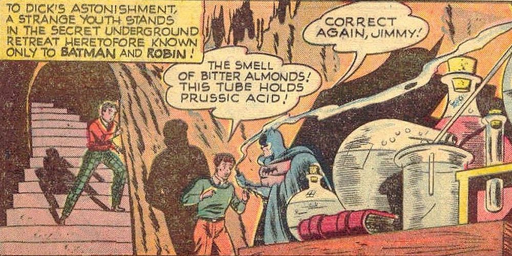 Batman training Jimmy as Robin's replacement