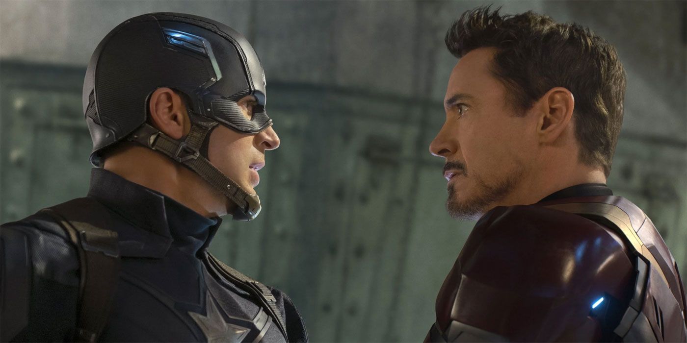Steve and Tony face off in Civil War