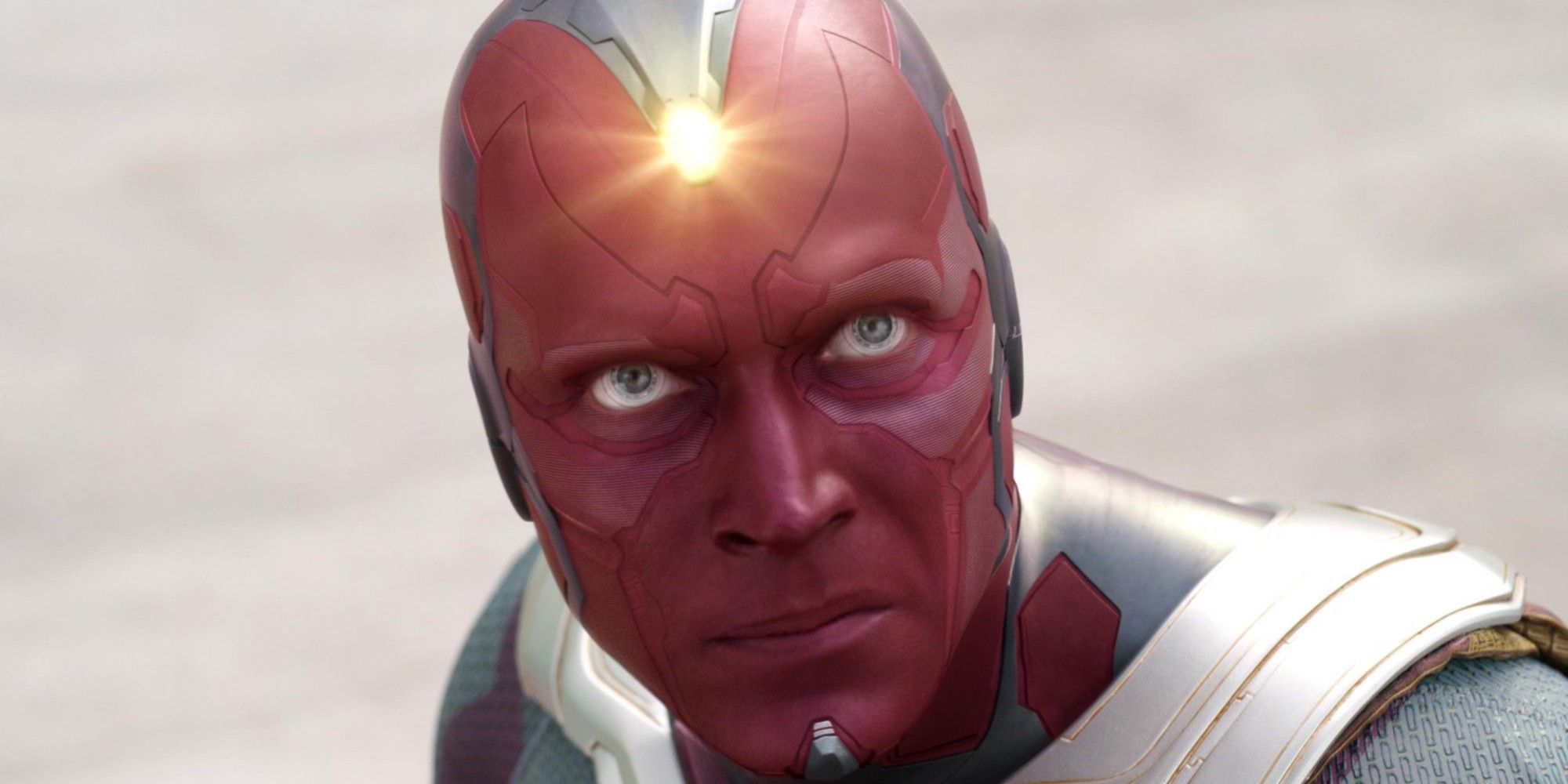 Vision using the Mind Stone as a weapon in Captain America: Civil War