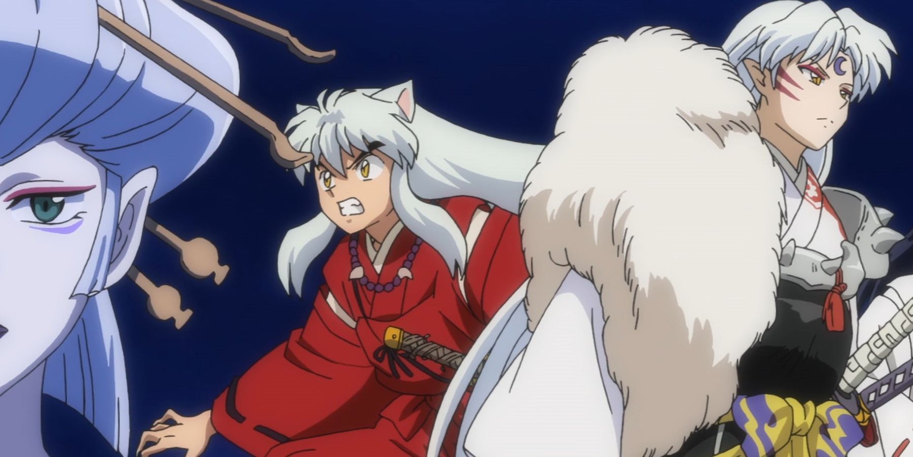 Setsuna has the same attitude as Sesshomaru while Towa kinda reminds me  of Rin? : r/inuyasha