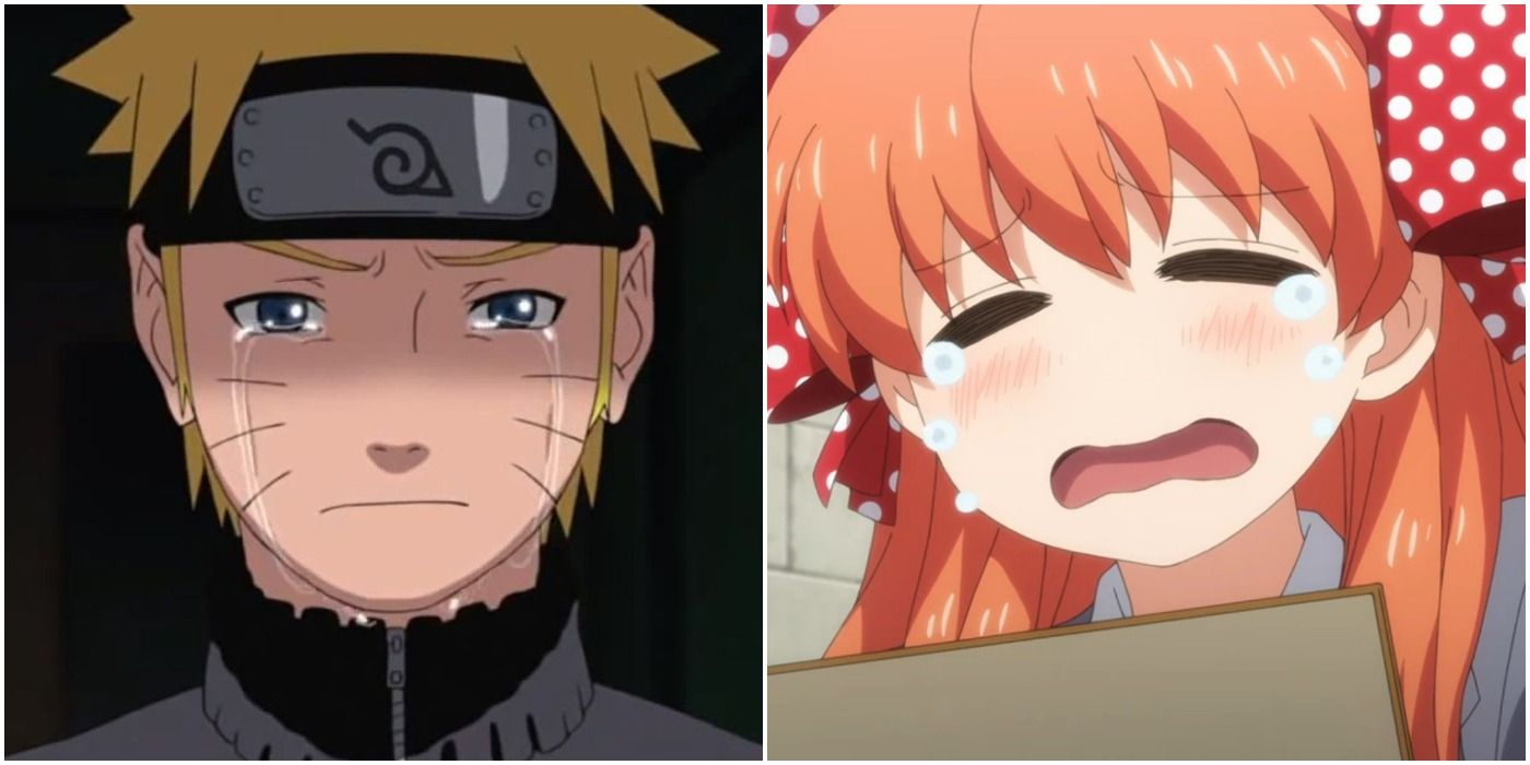 Naruto and Chiyo Crying