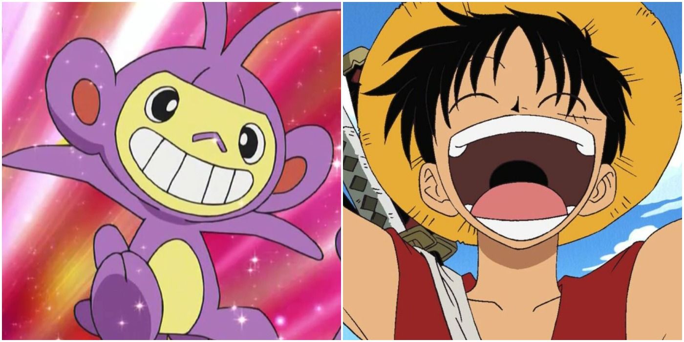 Ambipom, Monkey D. Luffy, Pokemon and One Piece