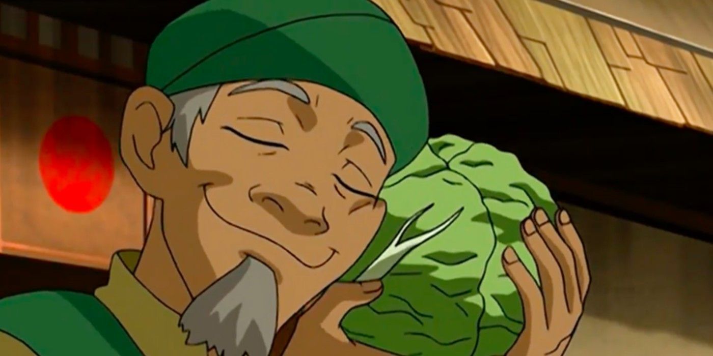 cabbage man from avatar hugging cabbage
