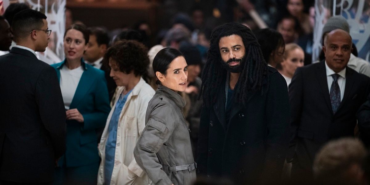 Melanie and Andre in Snowpiercer