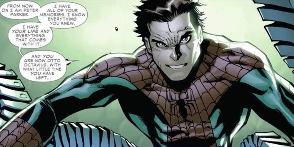 doctor octopus becomes peter parker in Marvel Comics