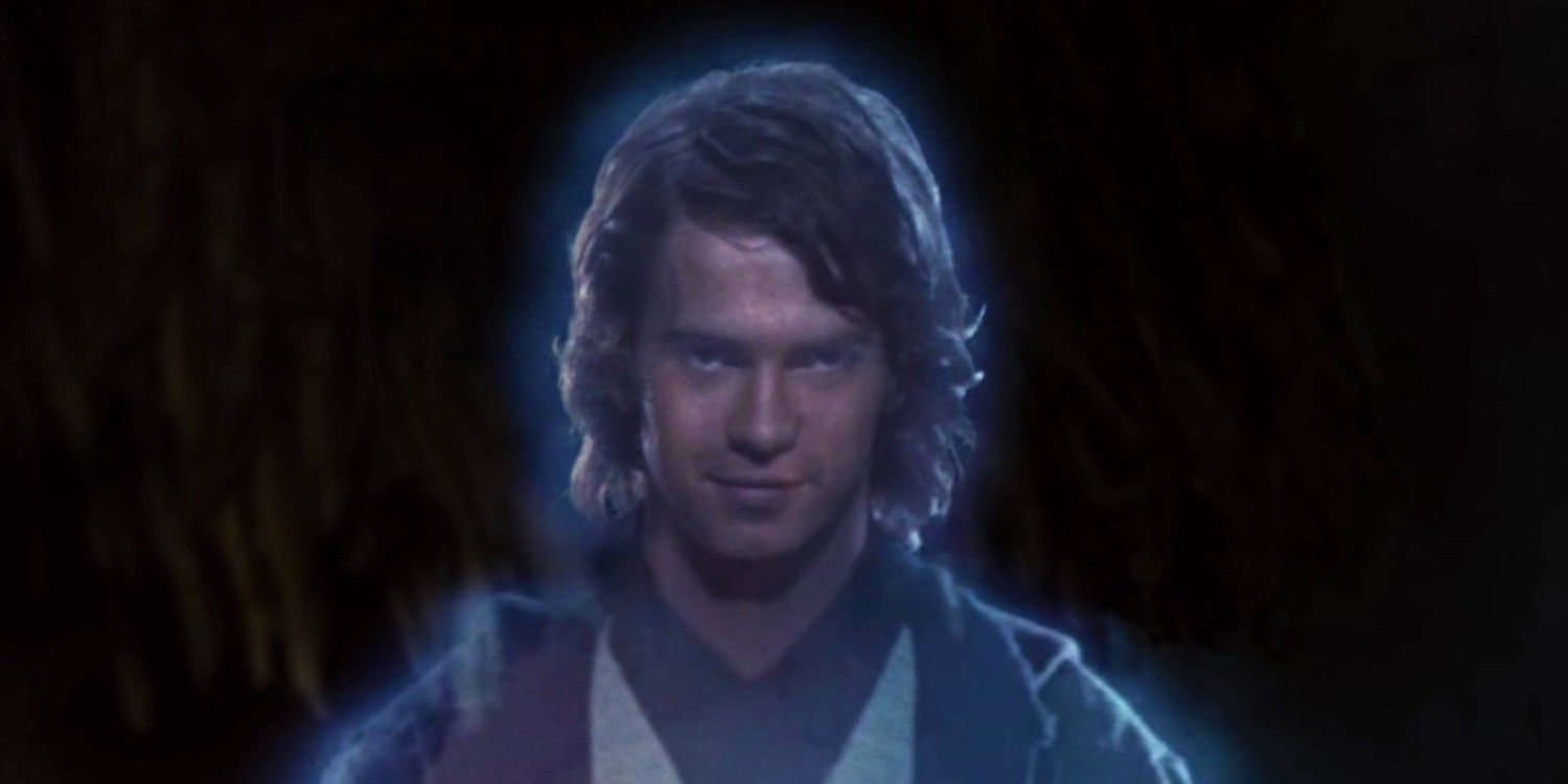 why is anakins ghost young