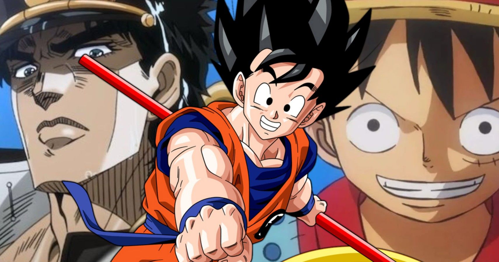 Goku Luffy Naruto  Anime dragon ball super, Anime crossover, Anime dragon  ball