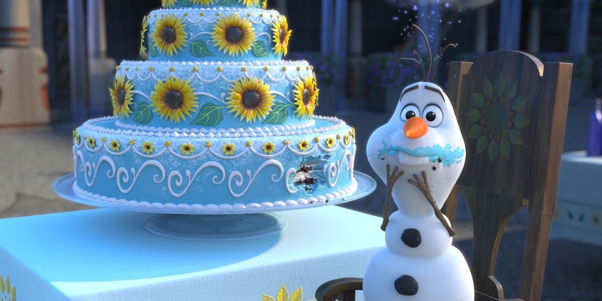Anna's Birthday Cake From Frozen Fever Movie Disney