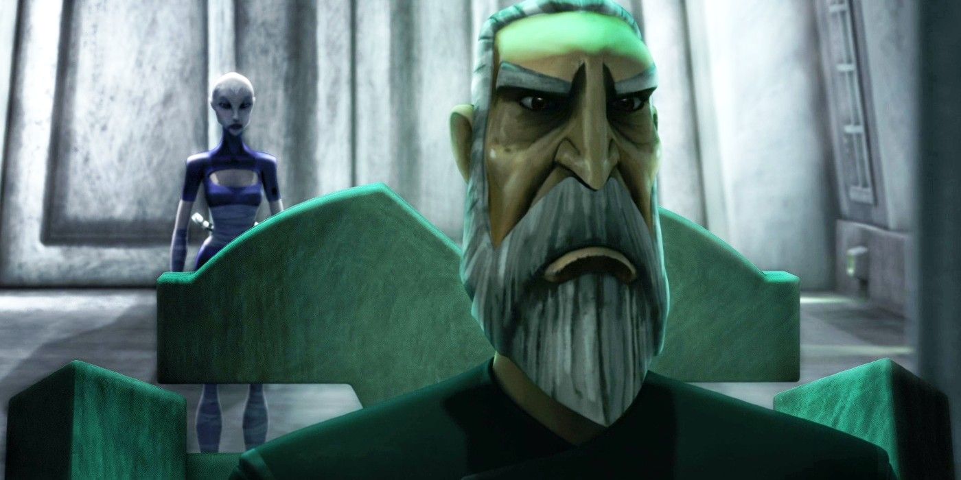 Asaaj Ventress and Count Dooku from Star Wars: The Clone Wars