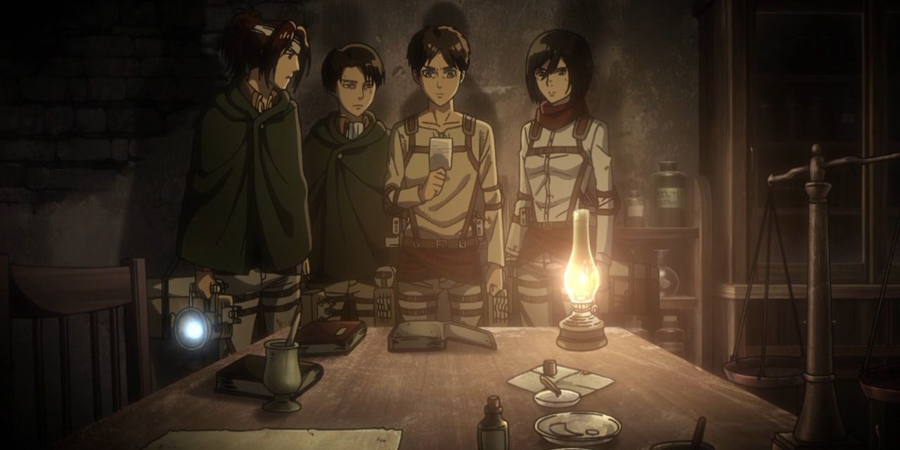 Anime Attack On Titan Eren Scouts In Jaeger Basement