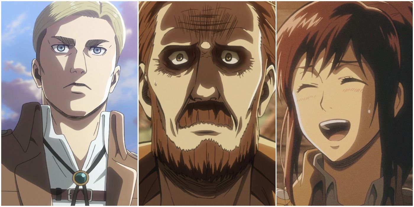 Soldiers from Attack on Titan.
