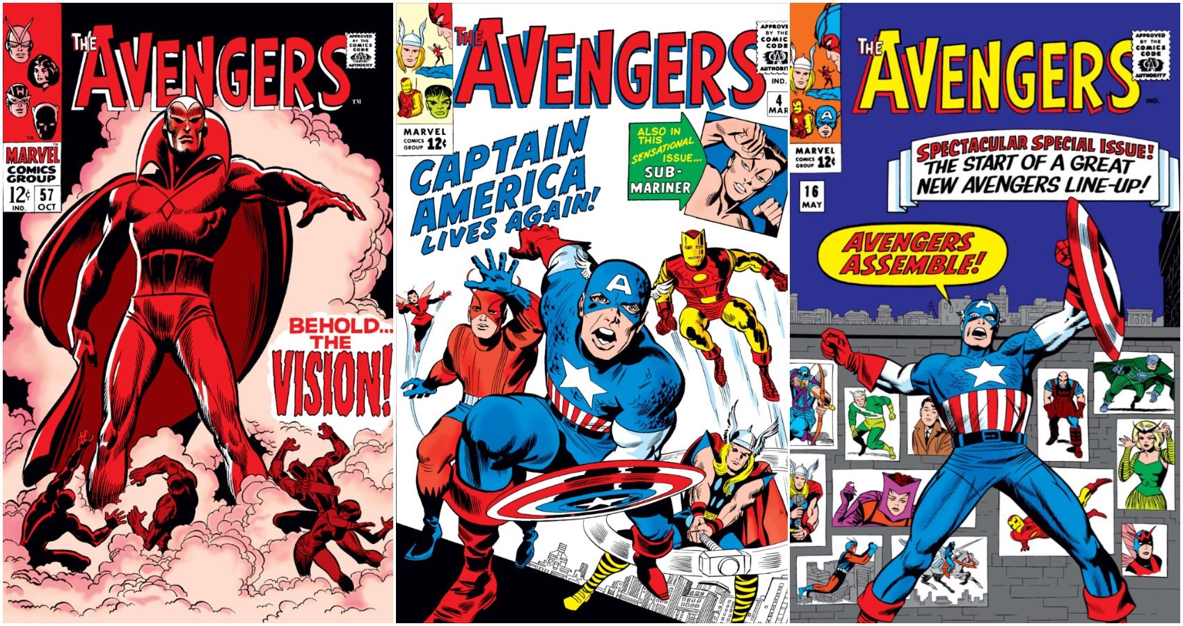 Avengers sixties covers