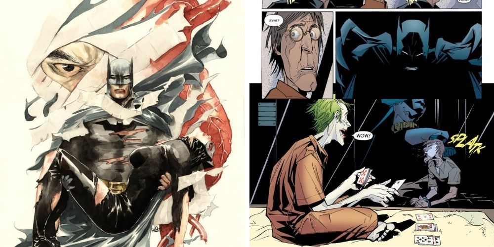 Batman confronts and tortures Scarecrow Heart of Hush