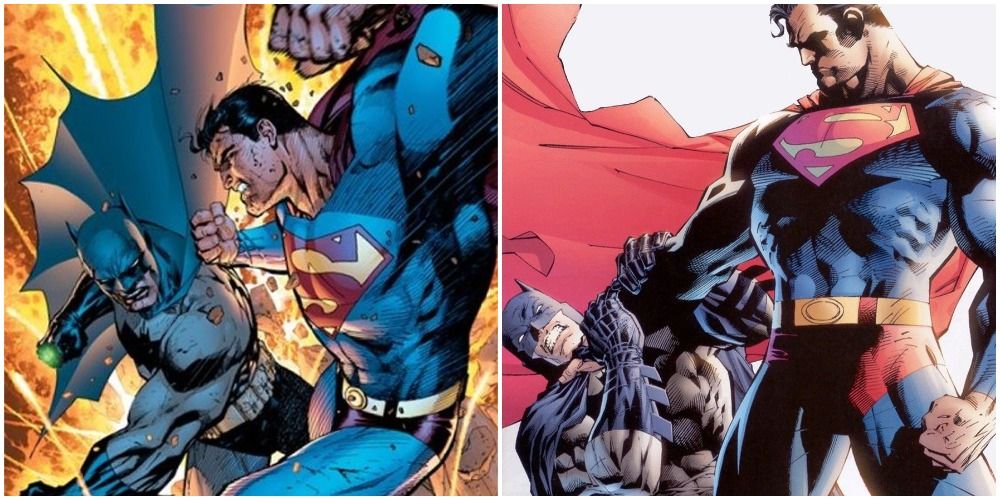 Batman vs Superman Comic Illustrated