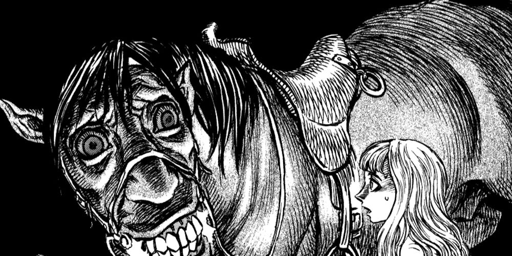 Manga Berserk Demon Horse Crazed