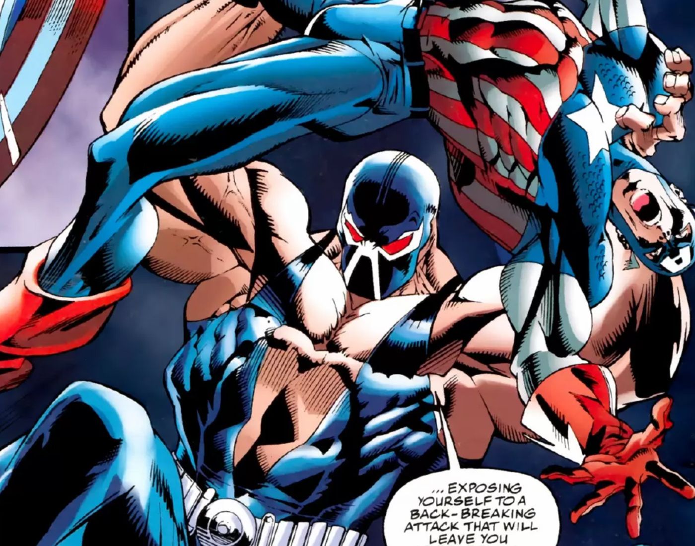 Captain America vs bane
