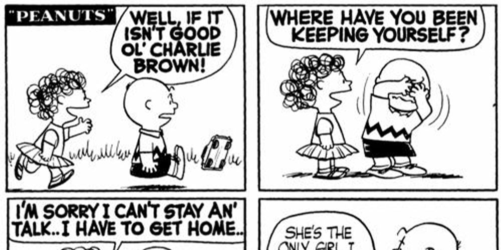 Charlotte Braun with Charlie Brown
