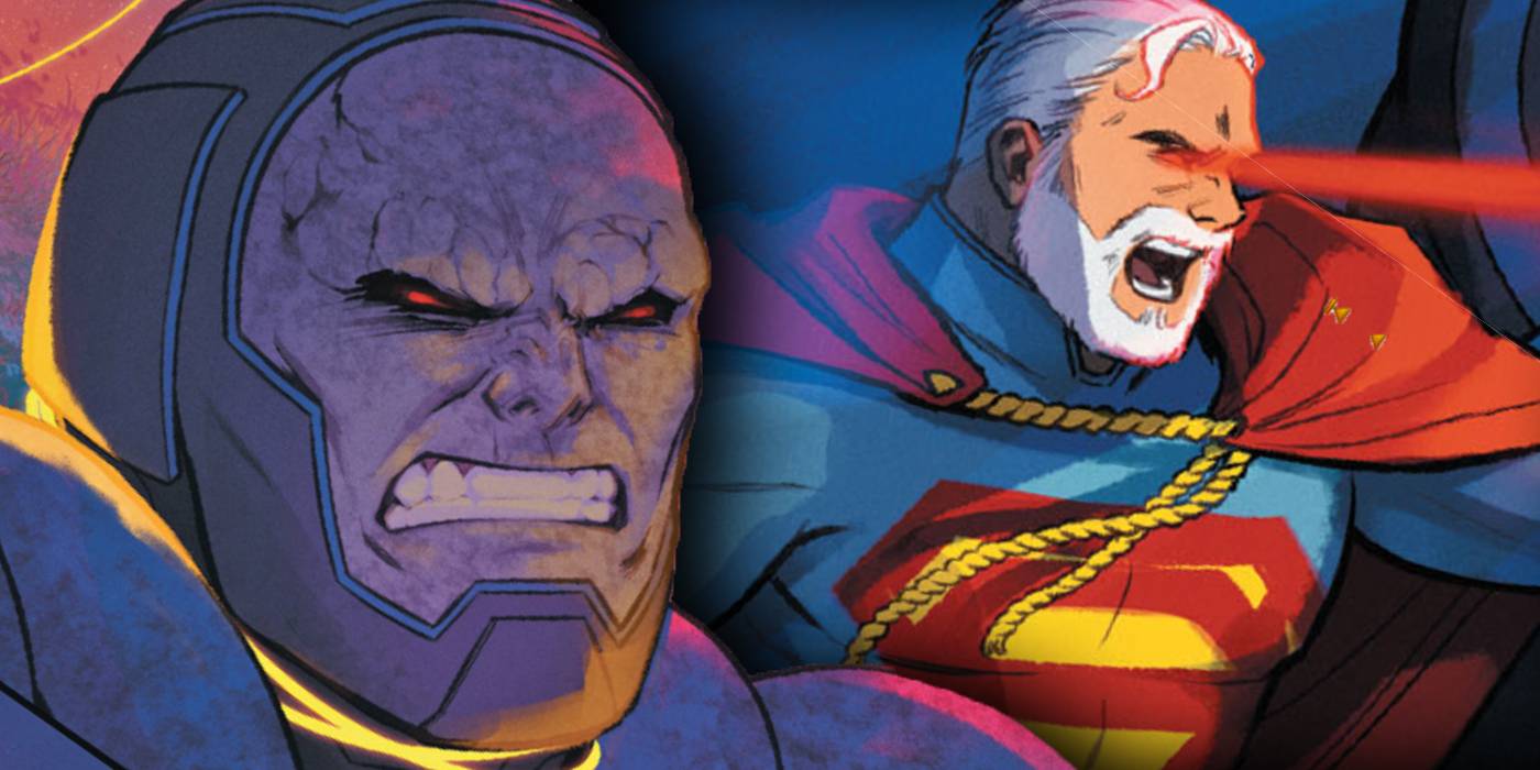 Superman defeats darkseid
