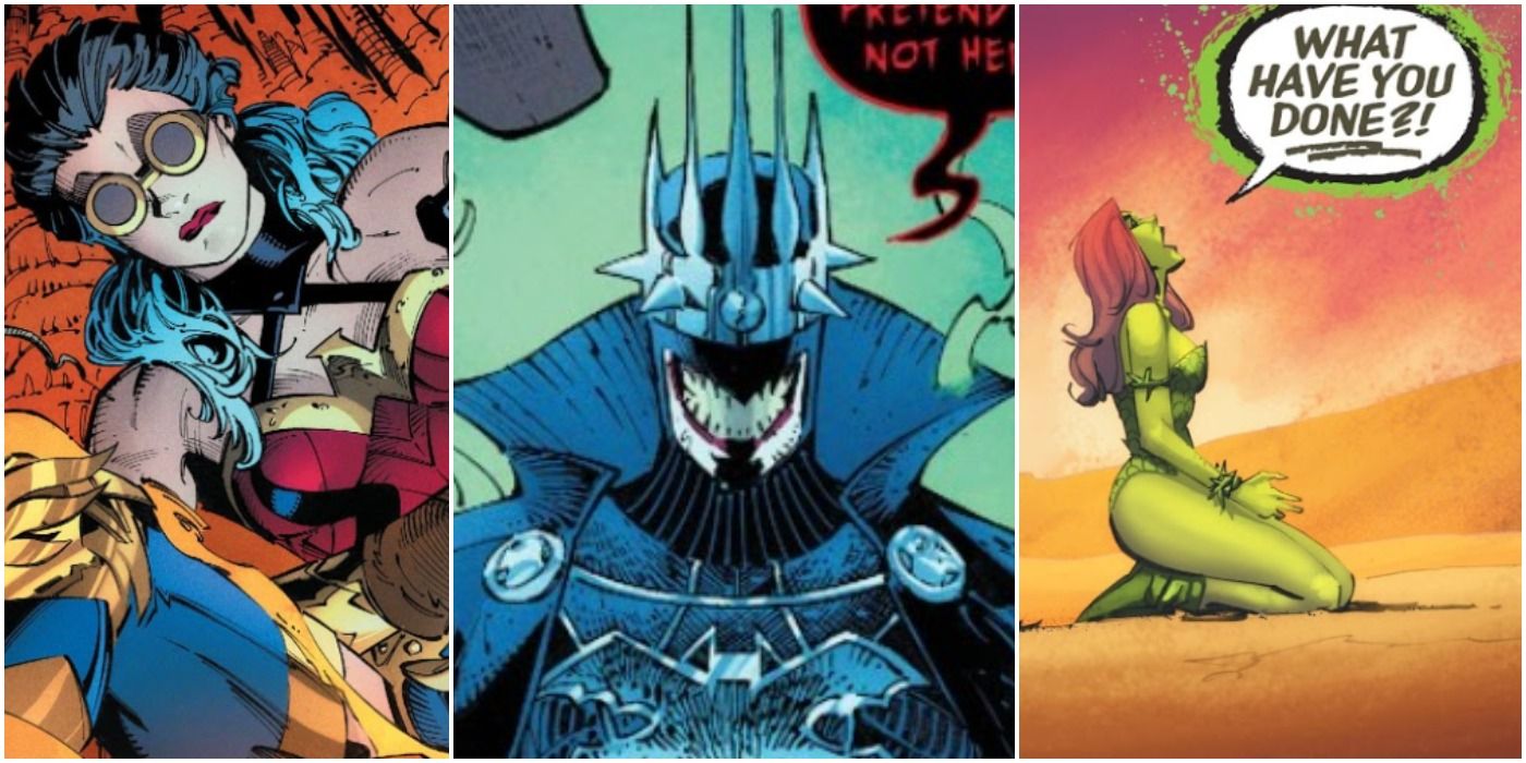 Wonder Woman, The Batman Who Laughs, and Poison Ivy