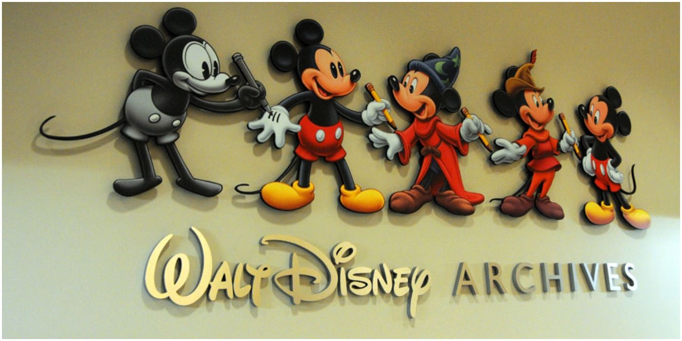 walt disney archives mickey mouse mural