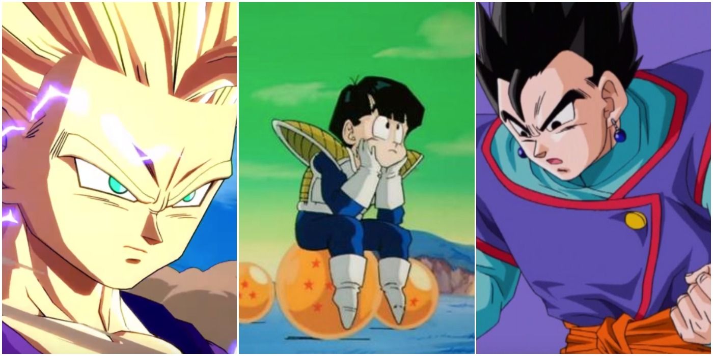 Dragon Ball SS2 Gohan Namek Gohan Mystic Training Gohan Trio Header