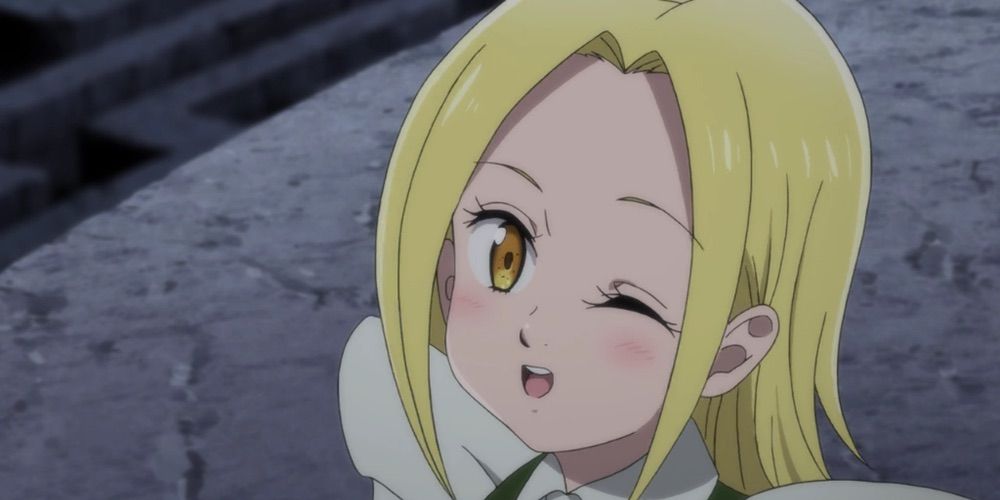 Elaine Winking In The Seven Deadly Sins