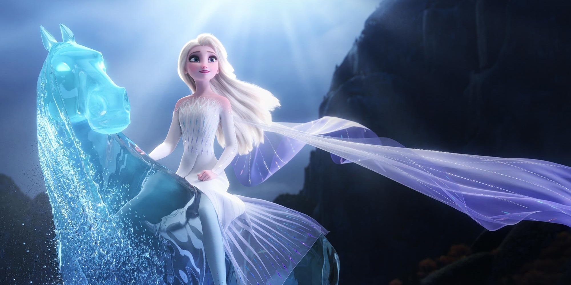 Elsa and The Nokk In Frozen 2 Disney Movie