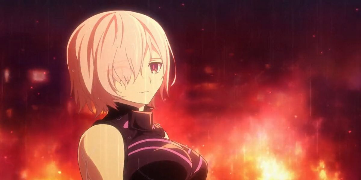 mash smiling from fate grand order