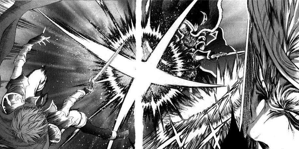 Manga Fire Emblem Champion's Blade Roy Sword Fight
