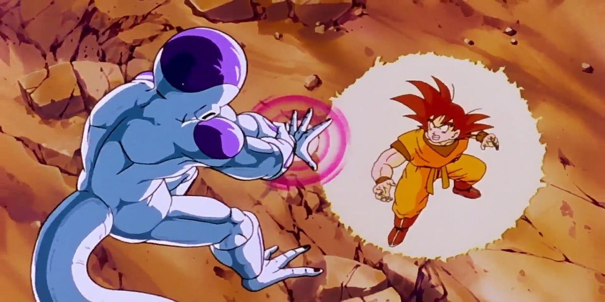 Frieza Traps Goku In An Energy Ball