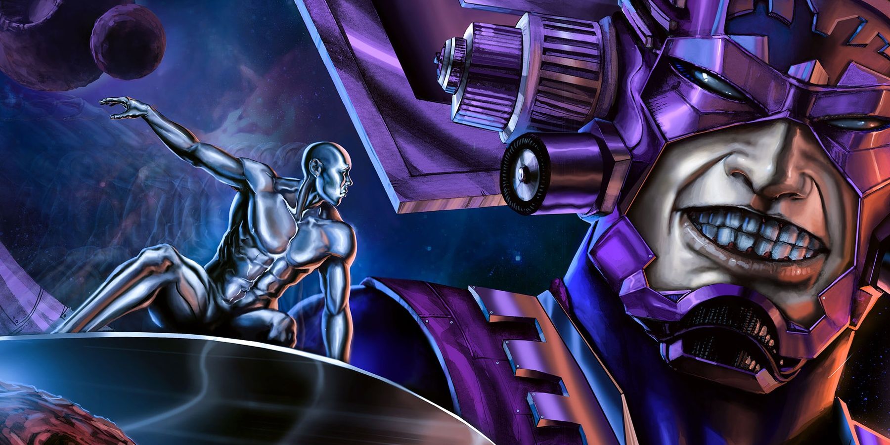 Galactus and Silver Surfer Marvel