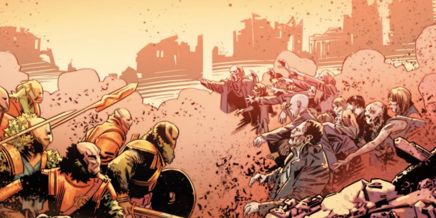 Genosha Zombies raised from the dead by Scarlet Witch in Marvel Comics