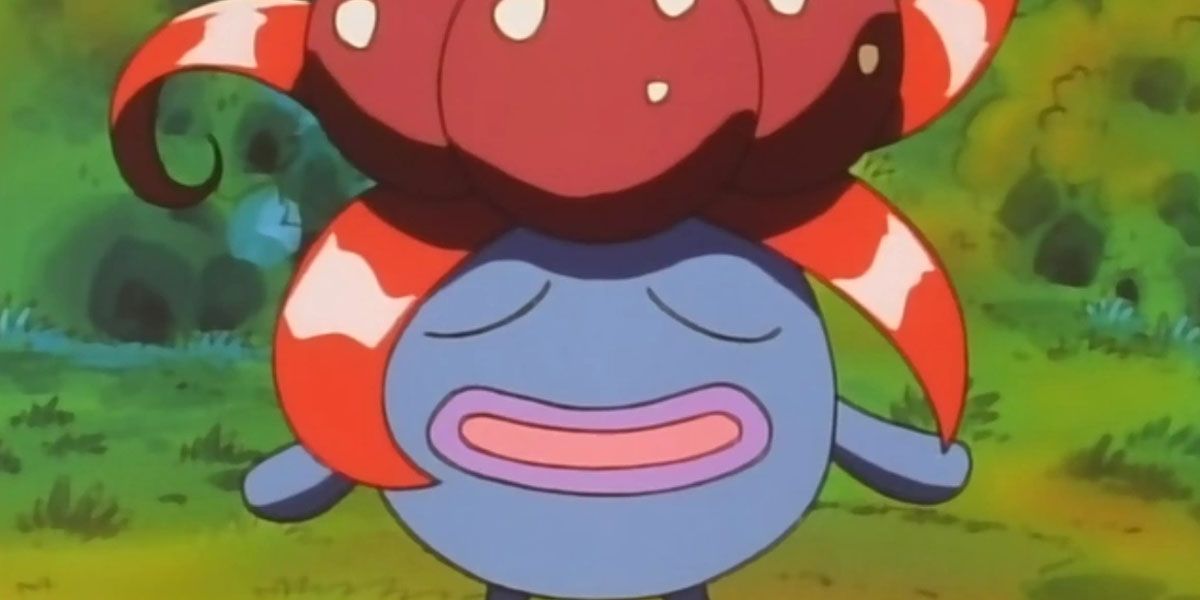 Gloom smiling Pokemon