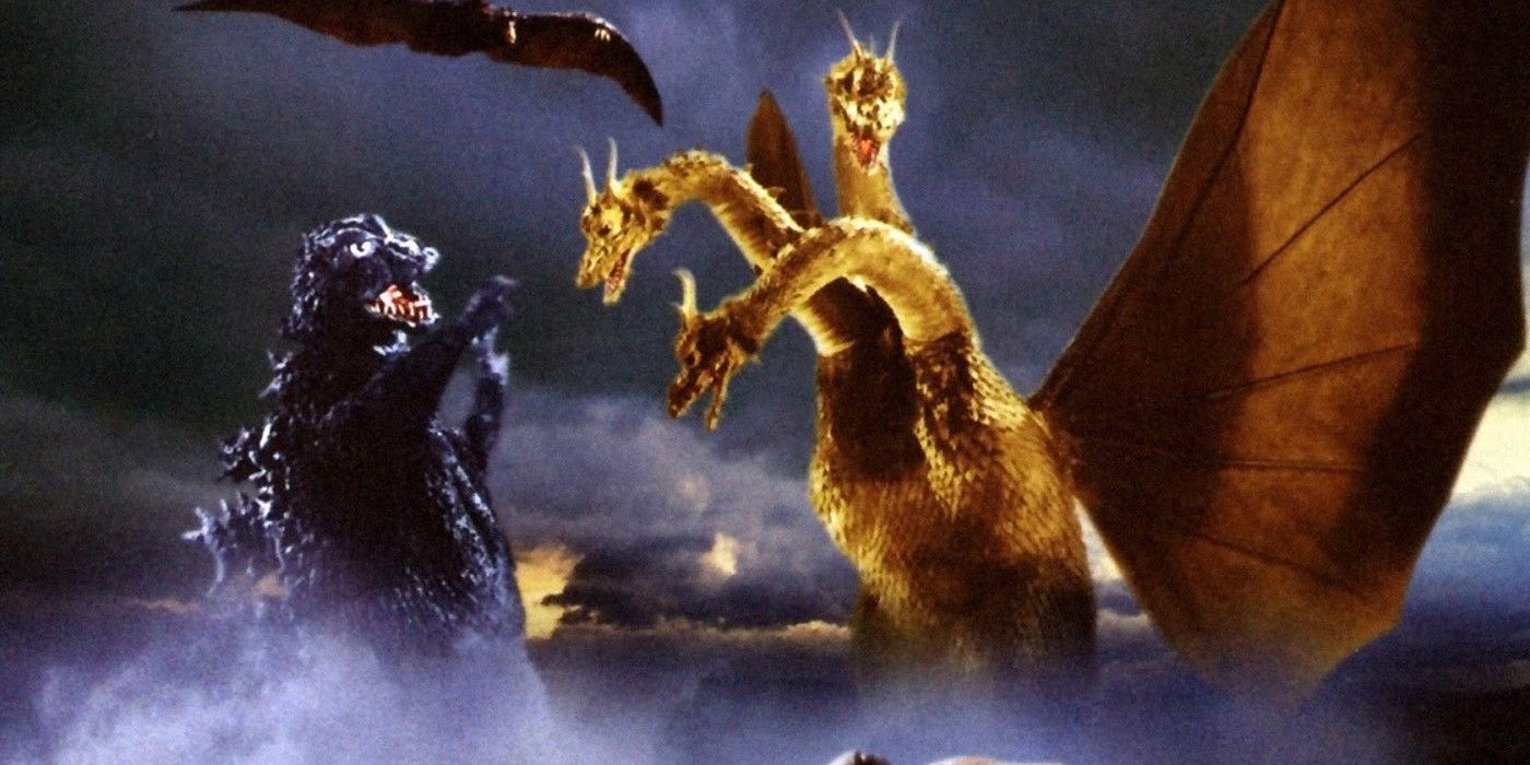 Kaiju Godzilla in Ghidorah, the Three-Headed-Mosnter (1964)