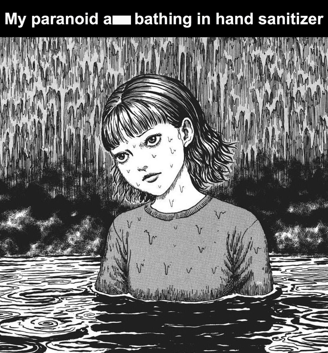 Hand Sanitizer Junji Ito Meme