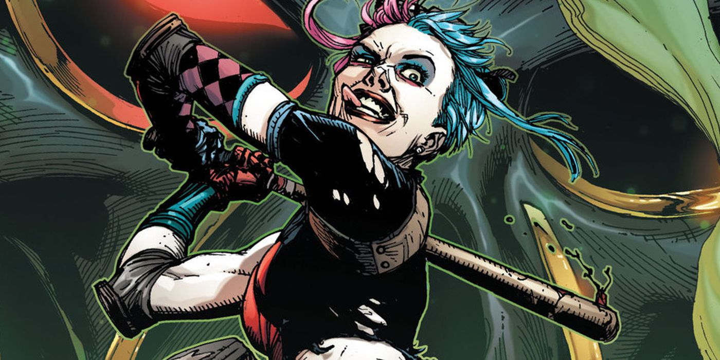 Harley Quinn with a baseball bat