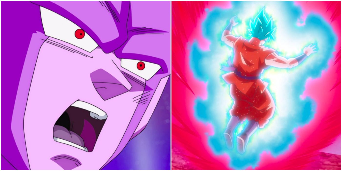 Hit watches Goku leave the ring in Dragon Ball Super