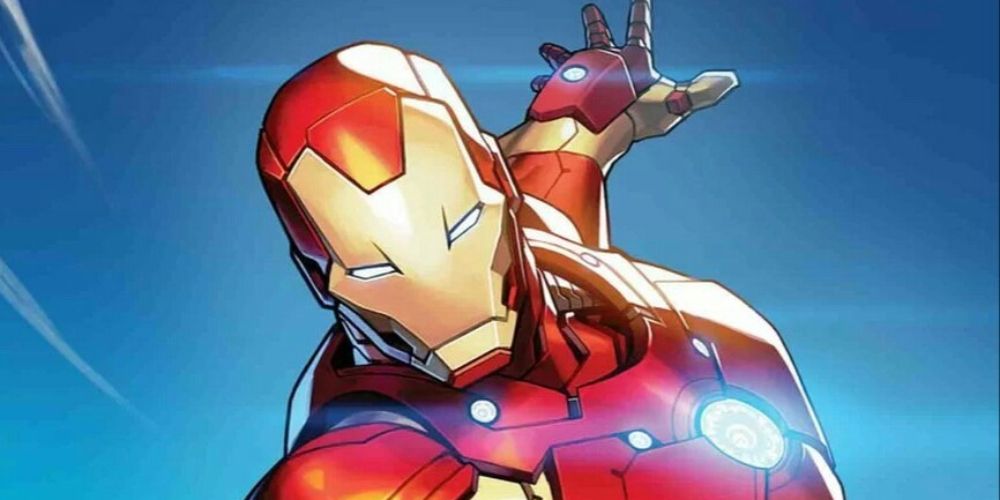 Iron Man Tony Stark flying