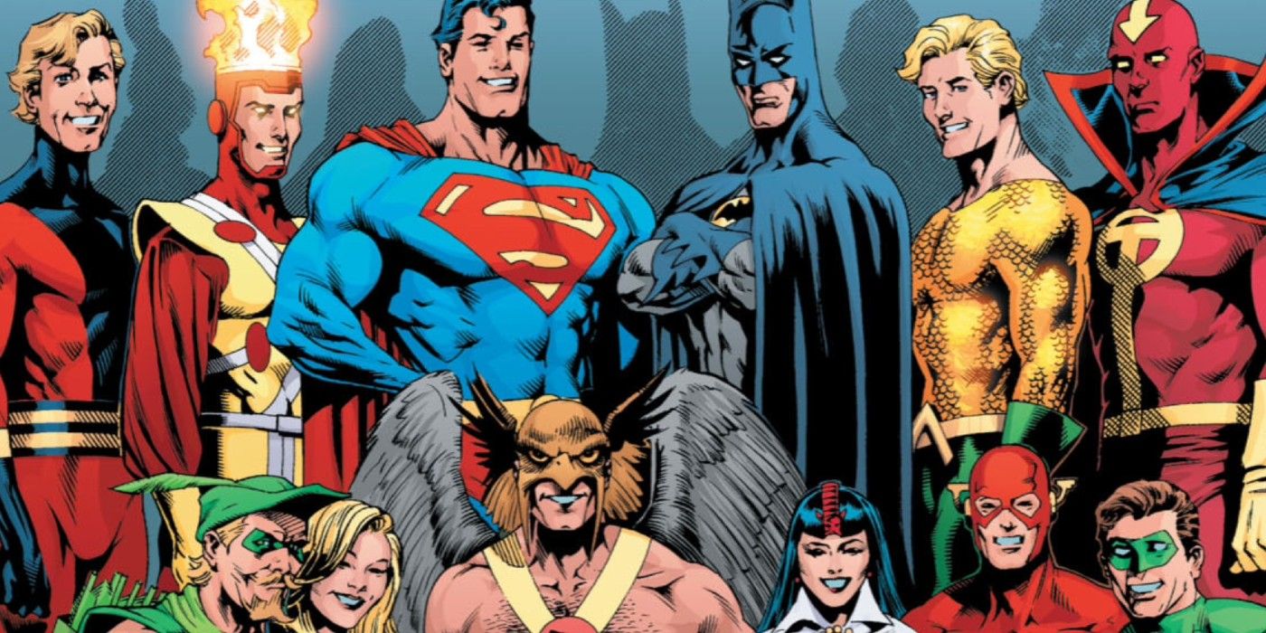 Justice League Identity Crisis full cast together
