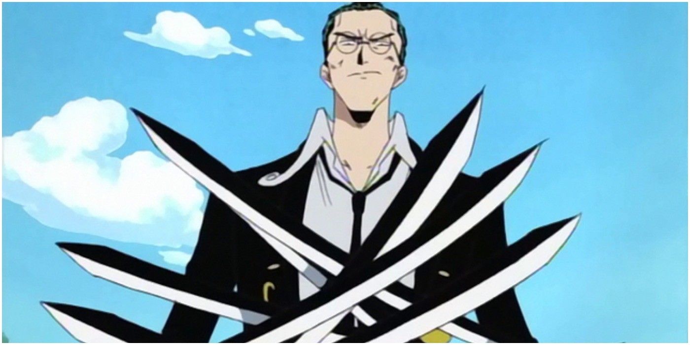 Captain Kuro mad with blades One Piece
