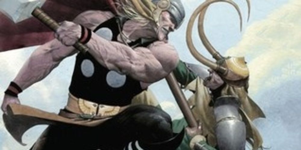 Thor and Loki fight in Loki #1-4 By Robert Rodi